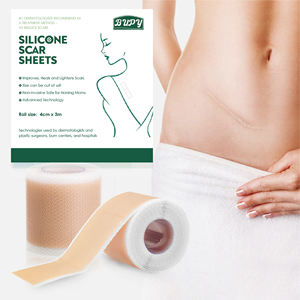 4cm * 300cm Confortable Respirant Chinois Plâtre Sécurité Cicatrice Feuilles Silicone Cicatrice Feuilles - Product Image 4