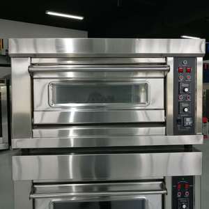 <span class=keywords><strong>Horno</strong></span> a <span class=keywords><strong>Gas</strong></span> <span class=keywords><strong>y</strong></span> <span class=keywords><strong>Eléctrico</strong></span> para Panadería, para Pasteles Lunares/Galletas/Pan/Pizza, Primer Piso para Una Bandeja, Segundo Piso para Dos - Product Image 4