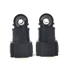 Piezas de coche B17 7,89mm forma de T, 3 vías, 2 botones, conector QC SAE <span class=keywords><strong>5</strong></span>/16, conector rápido de combustible líquido para tubo PA 8X1 - Product Image 4