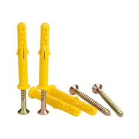 Kit de vis autotaraudeuses pour fixation murale de plaques de plâtre et de cloisons sèches, clous d'expansion en acier au carbone zingué