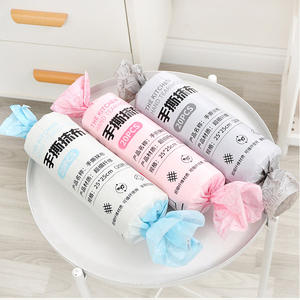 Rouleaux de chiffons de nettoyage jetables personnalisés en microfibre Essuie-tout carré réutilisable torchons de cuisine en microfibre - Product Image 6