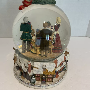 Traditionnel Charles Dickens patrimoine un chant <span class=keywords><strong>de</strong></span> Noël Musical boule à neige Westland vacances noël résine fait à la main ornement <span class=keywords><strong>de</strong></span> bureau - Product Image 3