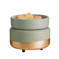 Brûleur de cire aromatique pour la maison, en céramique, chauffe-bougie parfumée, électrique