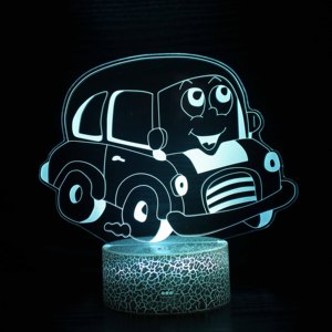 Low MOQ personalizzabile 3D lampada acrilica dimmerabile luce notturna a LED vendite calde Creative Idea regalo prezzo all'ingrosso - Product Image 5