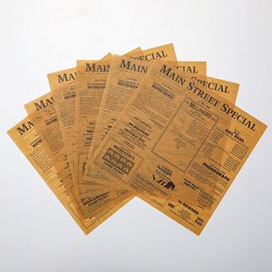 Papel para Hornear Recubierto de Alta Calidad de 8x8 Pulgadas, Venta Directa de Fábrica, Papel para Envolver Alimentos, Empaque para Pan, Hamburguesas, Pizza y Pasteles - Product Image 1