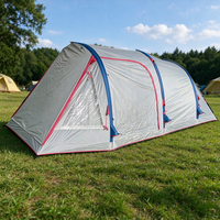 Tente de camping gonflable à double paroi, 1 salon, 1 chambre, bon prix, pour le camping
