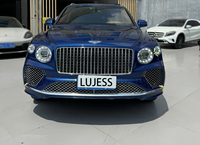 Kit de carrocería para Bentley Bentayga Car Facelift Upgrade Body Kit 16-19 a 2021-2023 Material de aluminio metálico Piezas de coche Conjunto de parachoques