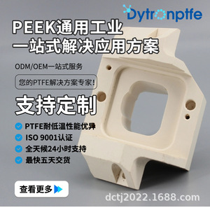 Pièces en PEEK Dytronptfe DC-022 moulées par injection sur mesure pour applications industrielles - Product Image 1