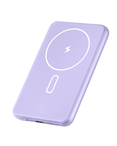แบตเตอรี่สำรองแบบพกพาแม่เหล็กไร้สาย Li-Polymer ความจุ 5000mAh ชาร์จเร็ว 20W ช่องเสียบ Type-C PD Output บางเฉียบ ได้รับการรับรอง RoHS รองรับโลโก้สั่งทำ - Product Image 1