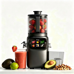 Extractor de Jugos Lento de Presión en Frío, Alto Rendimiento 99%, Masticador, Boca de Alimentación Extra Grande, Silencioso, Acero Inoxidable, 2.5L, Conserva las Vitaminas de la Fruta - Product Image 1