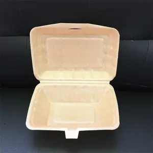 Biodegradable PLA Foam Disposable Food Container Restaurant Lunch Box For Food Take Out