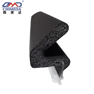 Bande d'étanchéité pour cadre de porte, coupe-vent et insonorisante, bande d'étanchéité recouverte de PU pour rainure de porte en bois - Product Image 3