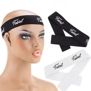 Wholesale Hot Selling Custom Wig Band With Logo Adjustable Elastic Melt Belt Band For Wig Elastic Headbands Making Wig Hair Stan
