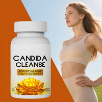 Capsules d'herbes pour nettoyer les intestins de Candida, santé, nettoyage de l'intestin et du côlon, soutien à la nettoyage de Candida, compléments alimentaires à base de plantes