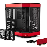 HY Y60 Snow White Dual Chamber Mid-Tower ATX Case New Modern Aesthetic Support for EATX/ATX/MATX/ITX Motherboard Metal