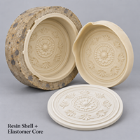 Moule de plafond en résine Tietuo + noyau en élastomère PU C258-G1, résine légère axée sur les moules en mousse PU, support technique