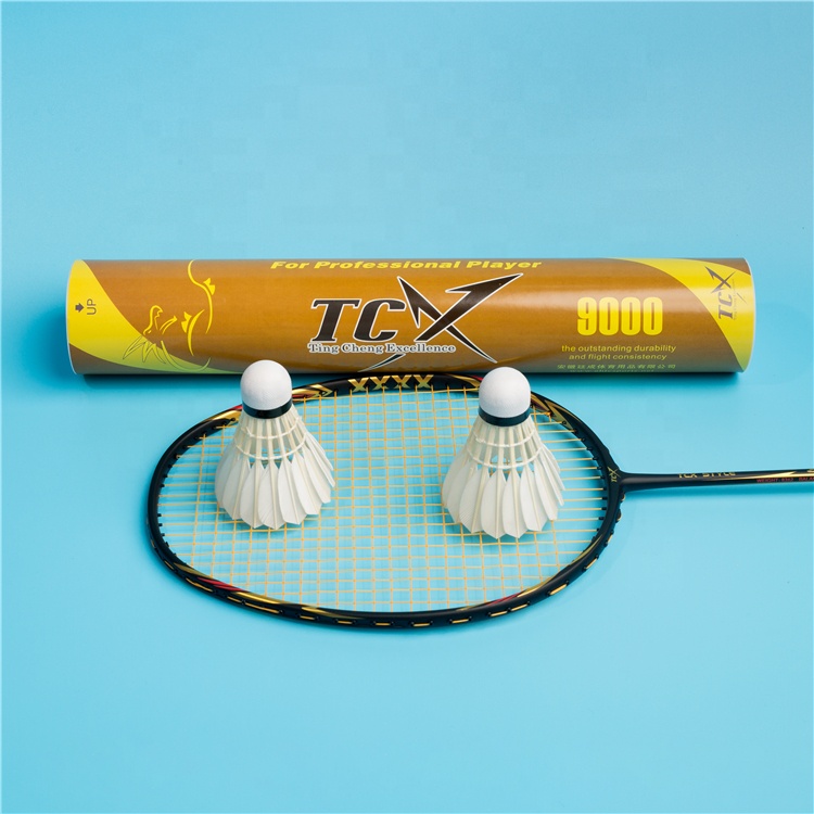 TCX 9000 Yellow Trajectory-deviation-low Badminton Shuttlecock Competition-ready Control-enhanced Badminton in Markets