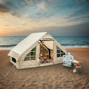 Haute qualité personnalisé <span class=keywords><strong>4</strong></span> <span class=keywords><strong>saisons</strong></span> luxe grand camp extérieur famille air <span class=keywords><strong>tente</strong></span> de camping imperméable PVC coton <span class=keywords><strong>tente</strong></span> de camping <span class=keywords><strong>gonflable</strong></span> - Product Image 5