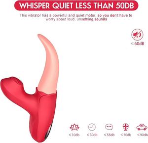 รักผู้ใหญ่ผลิตภัณฑ์ทางเพศเครื่องสั่นของเล่นจีสปอตดิลโด้กระตุ้นการดูดลิ้นราคาต่ำสุดในเครือข่ายทั้งหมด - Product Image 6