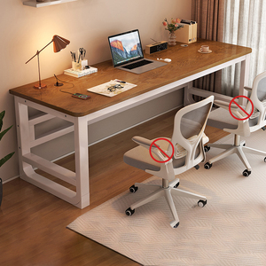 Bàn làm việc văn phòng hiện đại, bán trực tiếp từ nhà máy, có thể kéo dài, tích hợp giá sách, thích hợp làm bàn học và bàn chơi game. - Product Image 6