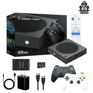 Máy chơi game Android 14 G8MAX mới nhất, ROM 32GB, giải mã 8K, điều khiển từ xa bằng giọng nói BT, tay cầm kép, hơn 60000 trò chơi cổ điển, phích cắm EU - Product Image 1