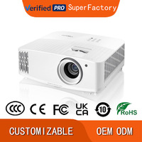 Projecteur vidéo DLP 3D Optoma UHD35X, 4K HDR HLG véritable, 240 Hz, 3600 lumens ANSI, pour cinéma maison, visionnage de films, stéréo, théâtre