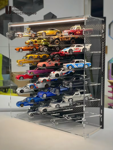 Vitrina de Pared para Autos de Juguete <span class=keywords><strong>Hot</strong></span> <span class=keywords><strong>Wheels</strong></span>, Exhibidor de Plexiglás Transparente para Modelos de Autos - Product Image 3