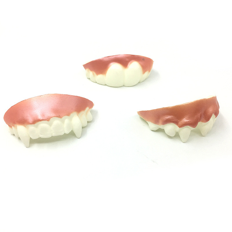 20 Fausse Dents Halloween Effrayantes - Prothèses Dentaires Vampires Et Monstres Mélangées Pour Déguisement Parfait
