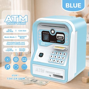 กระปุก<span class=keywords><strong>ออมสิน</strong></span>ของเล่นเด็ก รูปแบบจำลองพลาสติก พร้อมระบบสแกนลายนิ้วมือ ใส่บัตรได้ ความจุเยอะ พร้อมรหัสผ่าน - Product Image 3