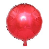 Ballon en Mylar Rond de 18 Pouces, Grand et Géant, Argenté, Doré, Bleu, pour Anniversaire, Noël, Remise de Diplôme