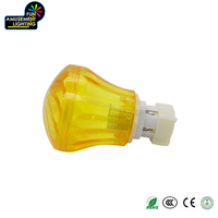 Lampes LED Cabochon étanches IP65 Zhongshan E14, lumières ponctuelles, guirlandes lumineuses pour parcs à thème Halloween, matériau PC, blanc, rouge, vert