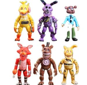 Figura de Bloques de Construcción Mini de Five Nights at <span class=keywords><strong>Freddy</strong></span>'s, Película de Terror, Foxy, Spintraft, <span class=keywords><strong>Freddy</strong></span>, Bonnie, Chica, Bunny, FNAF, Juguete DIY - Product Image 1