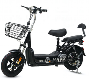 Mini-moto/vélo électrique professionnel pour adultes, fabriqué en Chine, avec pédales, moteur à moyeu arrière, batterie au plomb-acide, modèle Happy électronique - Product Image 2