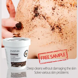 Großhandel New Design Körperpflege Reinigung Beauty Coffee White ning Body Scrub 250g