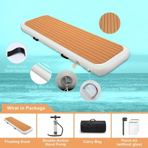 Rampe d'accès gonflable pour <span class=keywords><strong>bateau</strong></span>, passerelle flottante durable et portable pour yacht, quai d'accès pour marina - Product Image 1