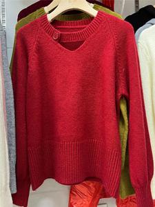 Maglione da Donna Personalizzato con LOGO OEM, Manica Lunga, Jacquard, Pullover Lavorato a <span class=keywords><strong>Maglia</strong></span>, Abbigliamento Invernale - Product Image 3