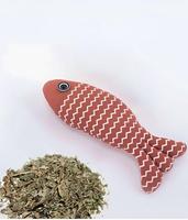 Jouet pour chat - Poisson en peluche pour chat - Jouet d'auto-amusement pour chat - Jouet en peluche pour chat - Jouet à la menthe pour chat