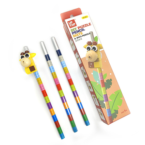 Nouvelle papeterie promotionnelle fournitures <span class=keywords><strong>crayon</strong></span> topper pince à griffes bricolage animal puzzle blocs porte-<span class=keywords><strong>crayon</strong></span> Clips - Product Image 3
