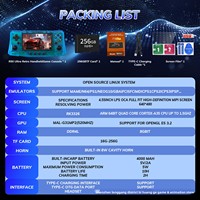 Nouvelle console de jeu portable rétro professionnelle de 4,5 pouces, édition professionnelle, R50 ULTRA R36S, version améliorée, 4 Go de RAM, 50 000 jeux
