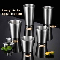 Yuedisi – Nouvelle tasse à bière empilable de style coréen, double paroi en acier inoxydable 304, pour thé et boissons