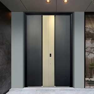 <span class=keywords><strong>Porte</strong></span> de sécurité <span class=keywords><strong>blindée</strong></span> de luxe moderne <span class=keywords><strong>avec</strong></span> serrure intelligente à <span class=keywords><strong>empreinte</strong></span> <span class=keywords><strong>digitale</strong></span> et âme insonorisée pour entrée principale - Product Image 2