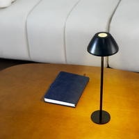 Nordique moderne Mini LED lampe en forme de Par pour hôtel chevet décor E26 USB Rechargeable corps en aluminium Dimmable fer tactile bas prix