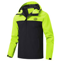Vestes Softshell pour Hommes sur Mesure en Gros, Imperméables, Coupe-Vent, à Capuche, Grande Taille, avec Fermeture Éclair, en Toile