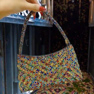 Women's Clutch Bag and Crystal <b>Bow</b> <b>Shoes</b> Diamond High Heels Matching <b>Shoes</b> Decorated <b>With</b> Rhinestone Stylish Dress Pointed Toe - Product Image 3