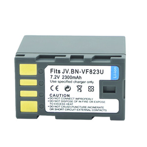 แบตเตอรี่ BN-VF823 2300mAh VF823U สำหรับกล้อง JVC GR-D720US GR-D728 D750US ได้รับการรับรองมาตรฐาน CE RoHS ขายส่งจำนวนมาก ระดับ Tier 1 เซลล์เต็ม - Product Image 1