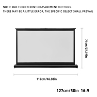 Écran de projection portable mini 50 pouces 16:10 4K HD avec sac – Vente en gros usine