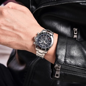 Reloj Deportivo Mecánico de Esqueleto PAGANI DESIGN para Hombre, 40 mm, Acero Inoxidable de Lujo, Resistente al Agua 10 Bar, Automático, Zafiro - Product Image 5