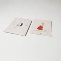 Cartes flash double face personnalisées pour bébé Carte de vœux à impression offset avec tableau duplex pour jalon du mois de naissance