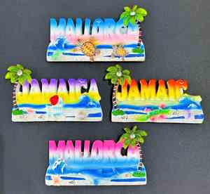 Pegatina Decorativa para Refrigerador de la Serie Delfín Oceánico, Hecha a Mano con Resina Art Deco, Pintada a Mano, para Aniversario - Product Image 3