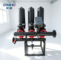 Système de filtration automatique à auto-nettoyage pour disques filtrants à contre-courant, connexion à bride pour l'irrigation agricole